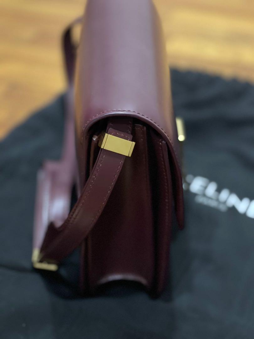 Celine medium classic bag clearance in box calf women stores