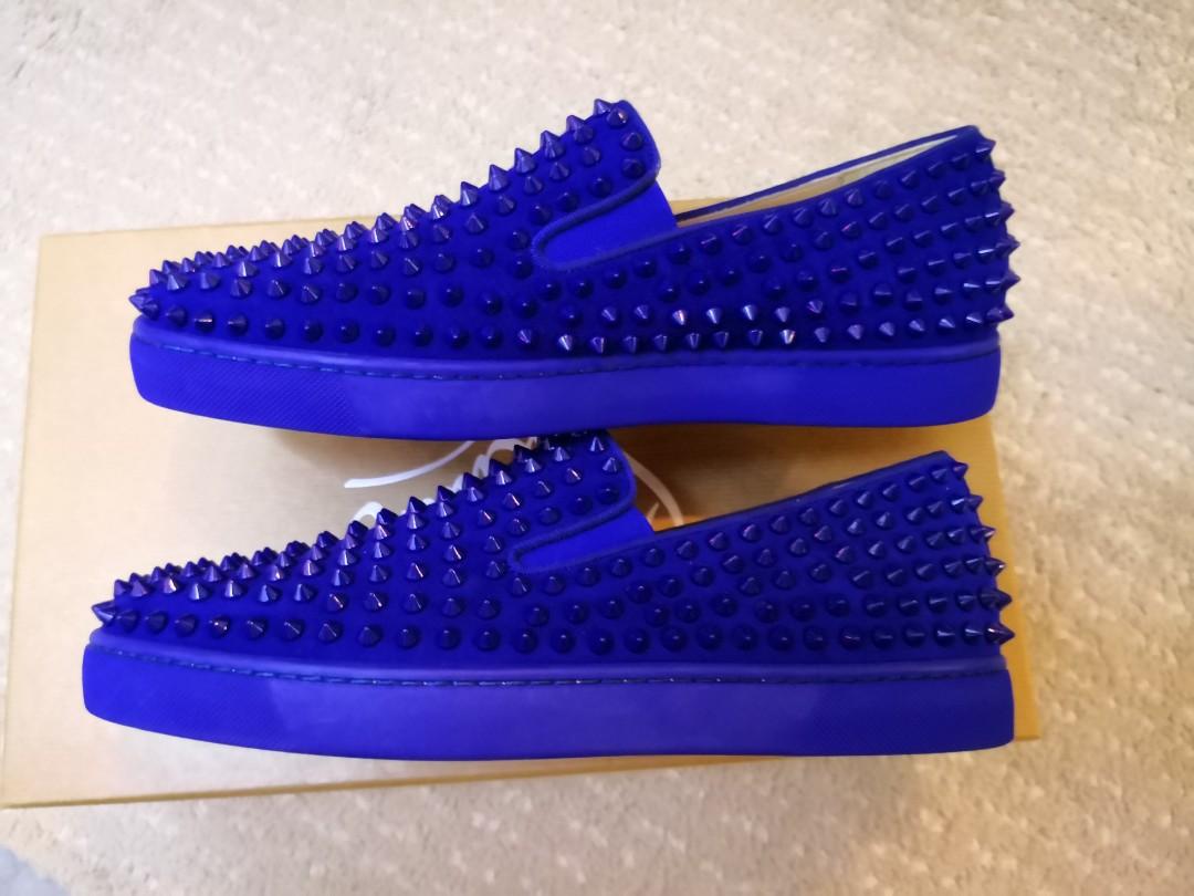 Christian louboutin new arrivals roller boat blue