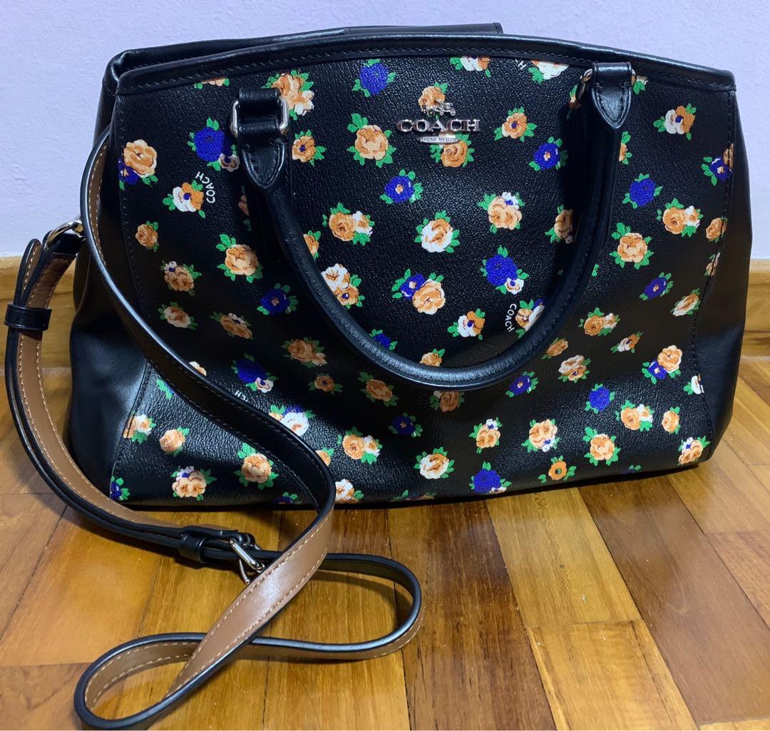 Coach Floral Bag Women s Fashion Bags Wallets Shoulder Bags on Carousell