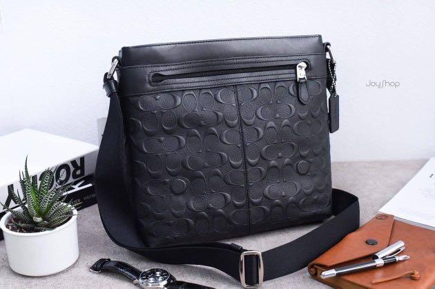 Coach men's charles messenger bag sale