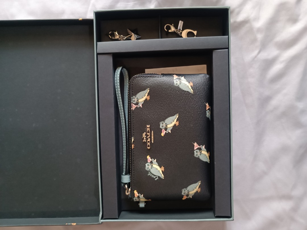 coach owl wristlet