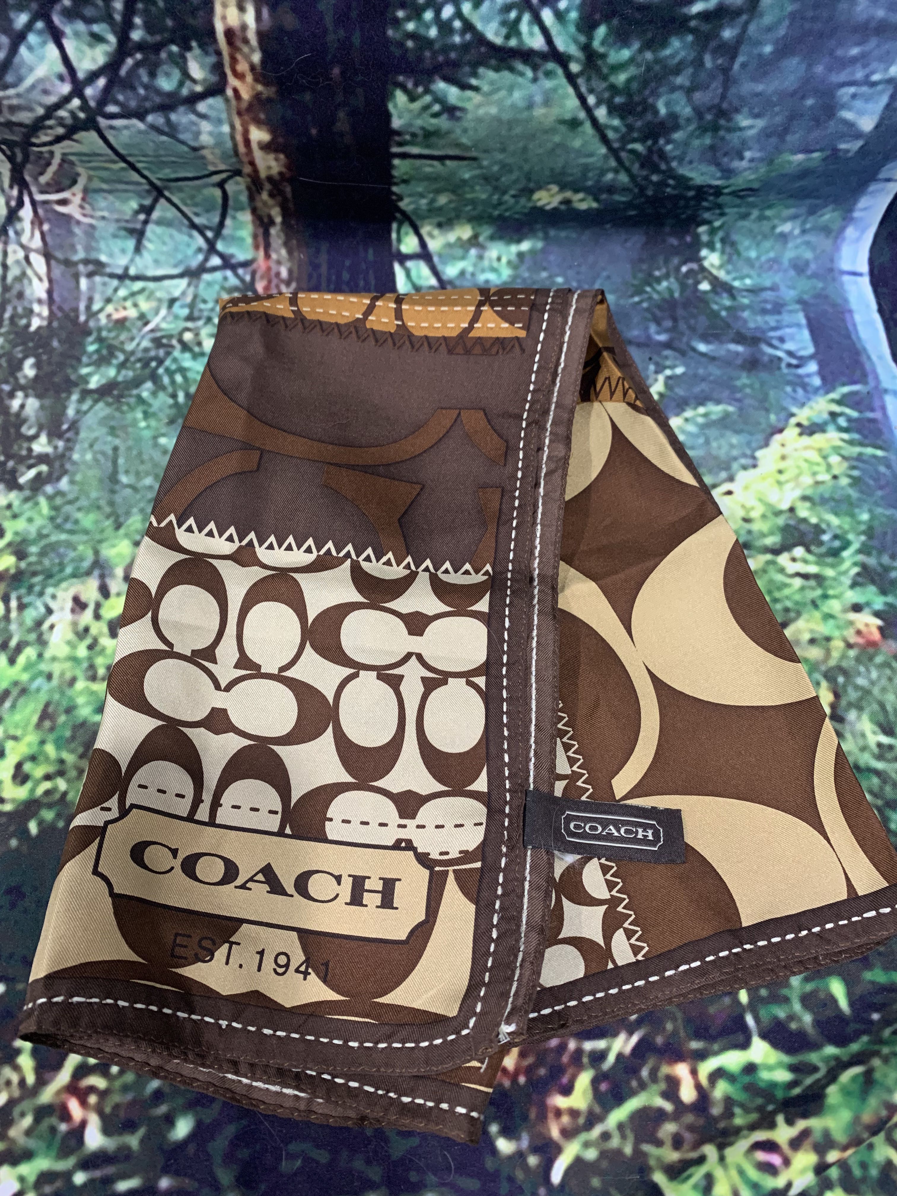 Coach new arrivals square scarf