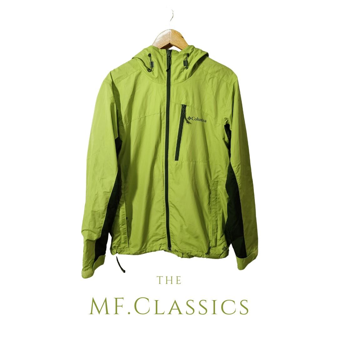columbia light green jacket