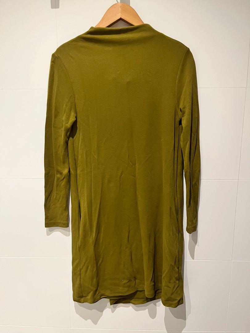cos olive green dress Ancient Whispers main image 1