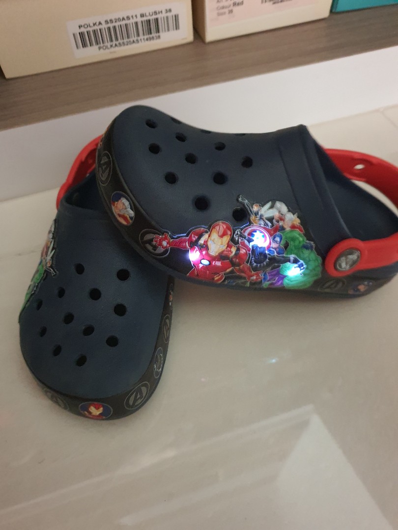 Marvel cheap avengers crocs