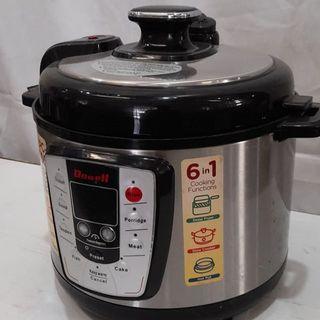 Dowell 6 in 1 multicooker pressure cooker, rice cooker, food steamer, slow cooker, deep fryer, hotpot