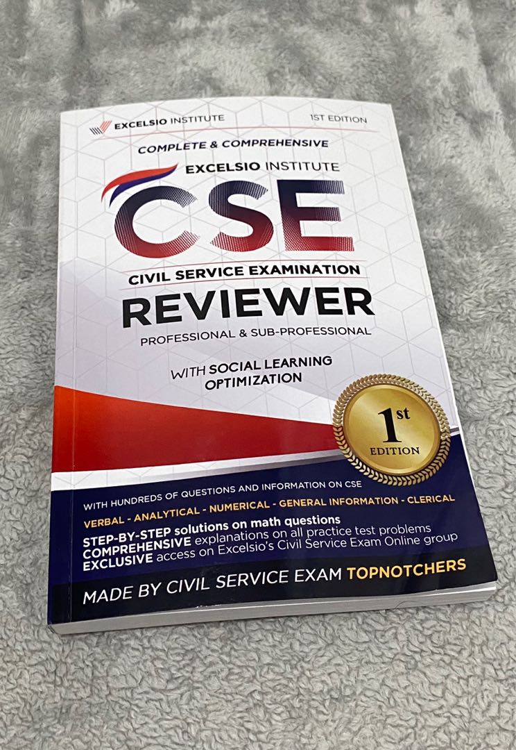 Excelsio Civil Service Examination (CSE) Reviewer, Hobbies & Toys