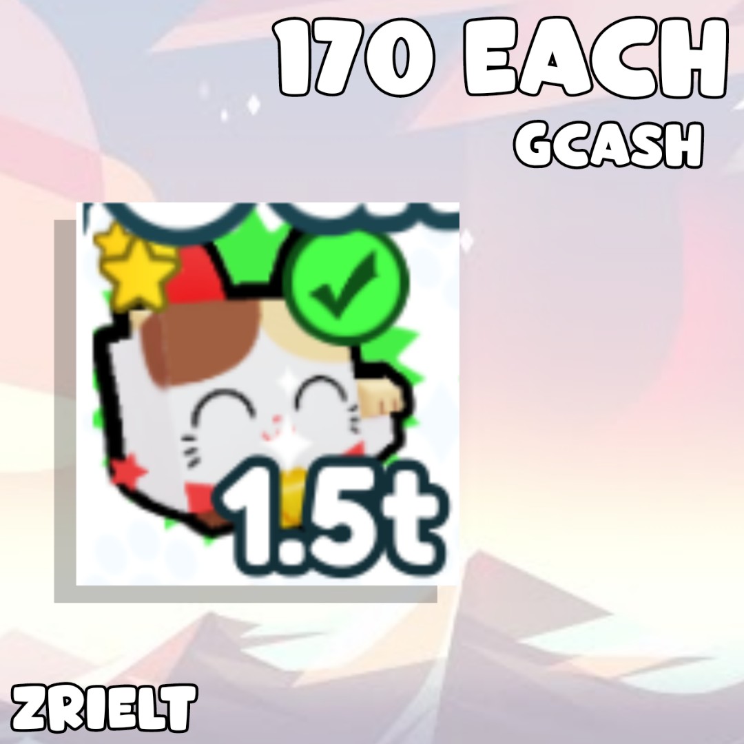 EXCLUSIVE LUCKY CAT PET SIMULATOR X 170 PESOS EACH, Video Gaming