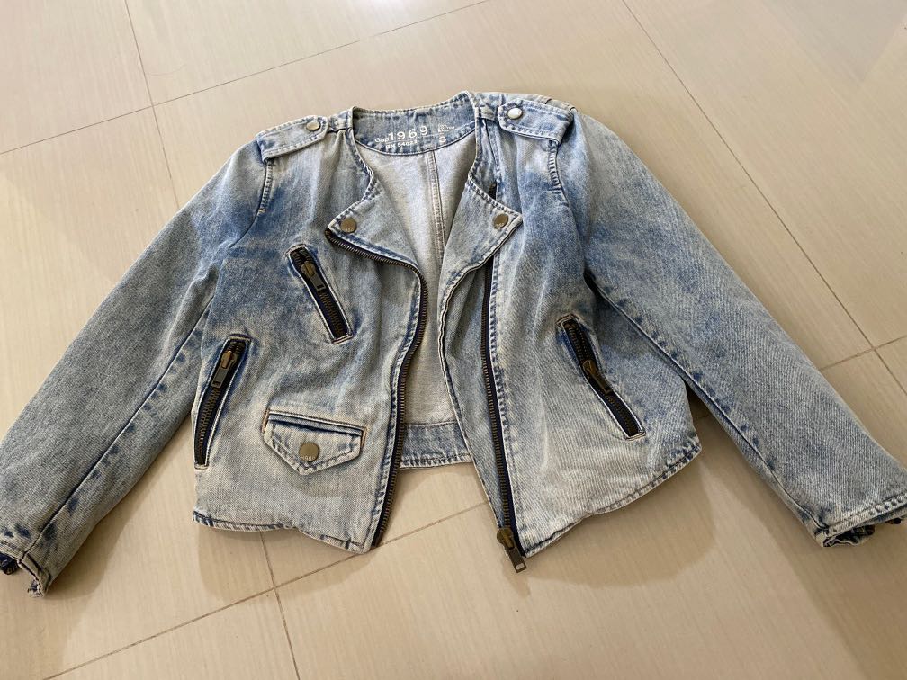 Gap Heavy Denim Jacket, Women's Fashion 