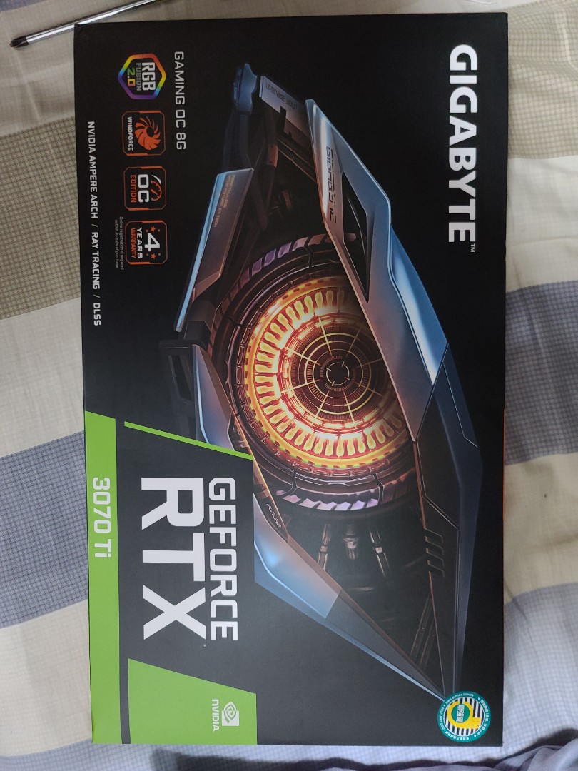 Gigabyte RTX 3070ti gaming oc, 電腦＆科技, 電腦周邊及配件, 電腦周邊產品 - Carousell