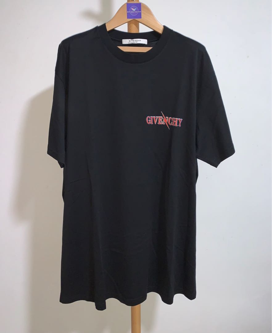 Givenchy Scorpion Black Tee Men s Fashion Tops Sets Tshirts