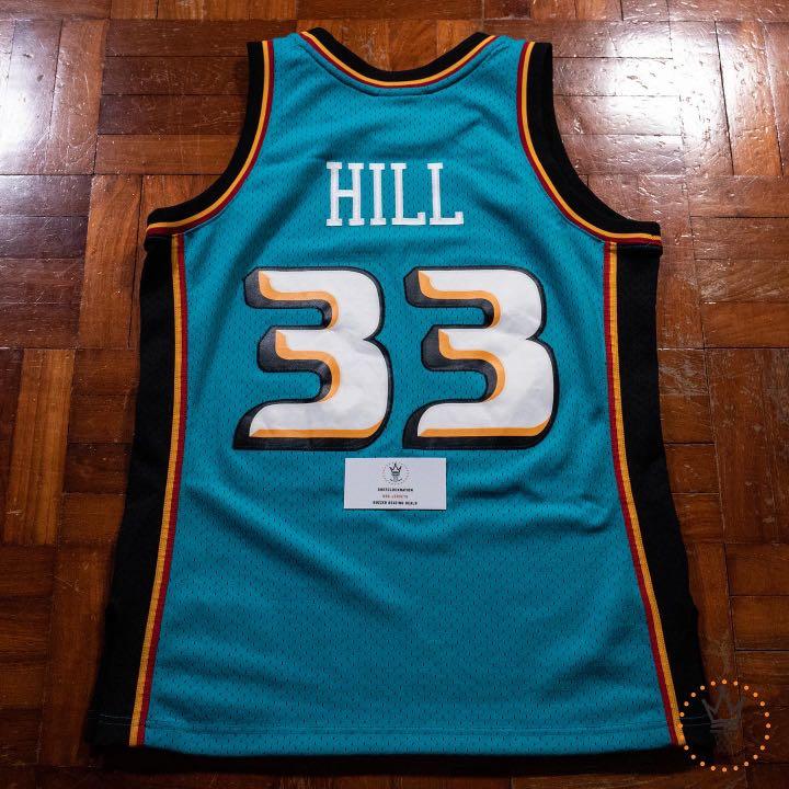 Grant Hill Mitchell & Ness Swingman Jersey 1995-96 - Detroit City Sports