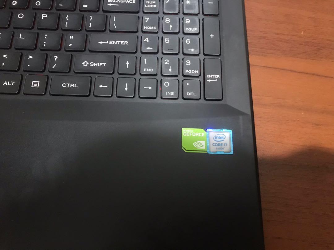 GTX 1060 Gaming Laptop with Issue Please Read (Category: Laptops & Notebooks) located in Quezon. Submitted by jesln (Listing ID 1147148692, Image 3). Description: Ling Rui Terminator S1 Pro Gaming Laptop 15’3 FHD 1920x1080 Display i7-7700HQ 8gb ram 256gb ssd GTX 1060 6gb Inclusion: Bag, Charger, Keyboard Cover and external Keyboard Issue: Dead Battery. Needs replacement pero gumagana pagnakaplug. Auto CTRL+F sa keyboard kaya naka disable un inter