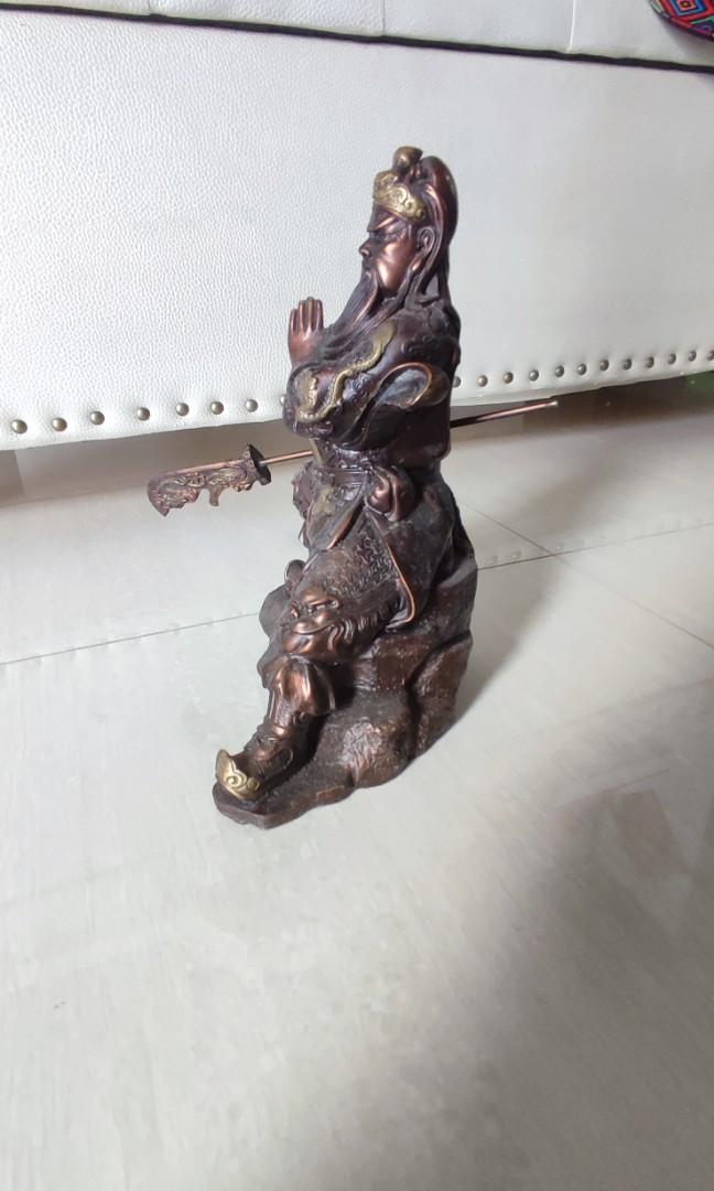 Guan Kong / Guan Yu statue (Category: Religious Items) located in Singapore. Submitted by cookiemonster (Listing ID 1147266022, Image 2). Description: Made in Copper. PM for more details.