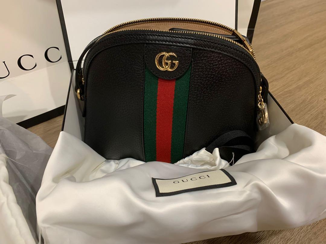 Gucci Ophelia GG Shoulder Bag Black
