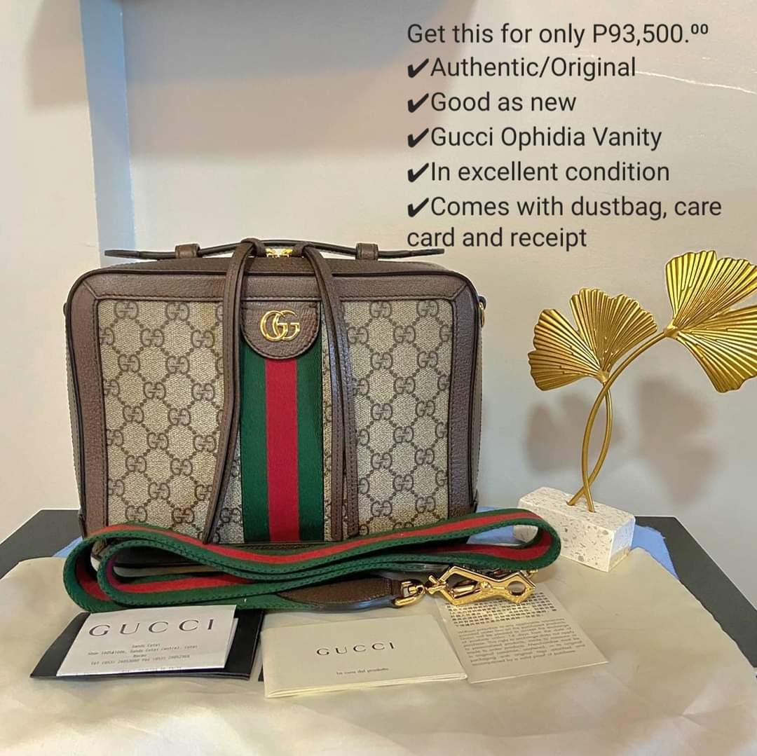 Gucci ophidia vanity bag store