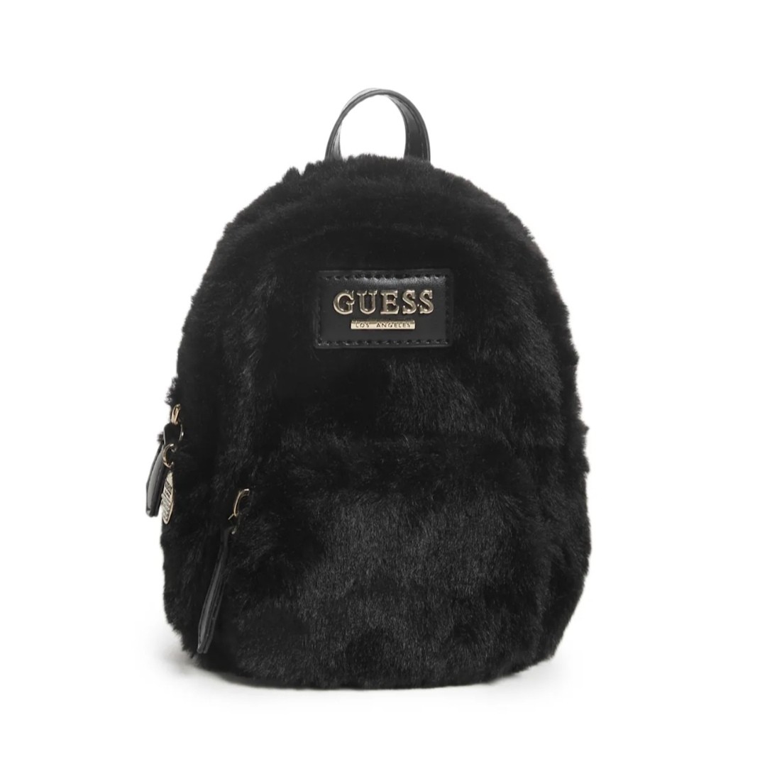 Guess Evan Faux-Fur Mini Backpack, Women display picture 1