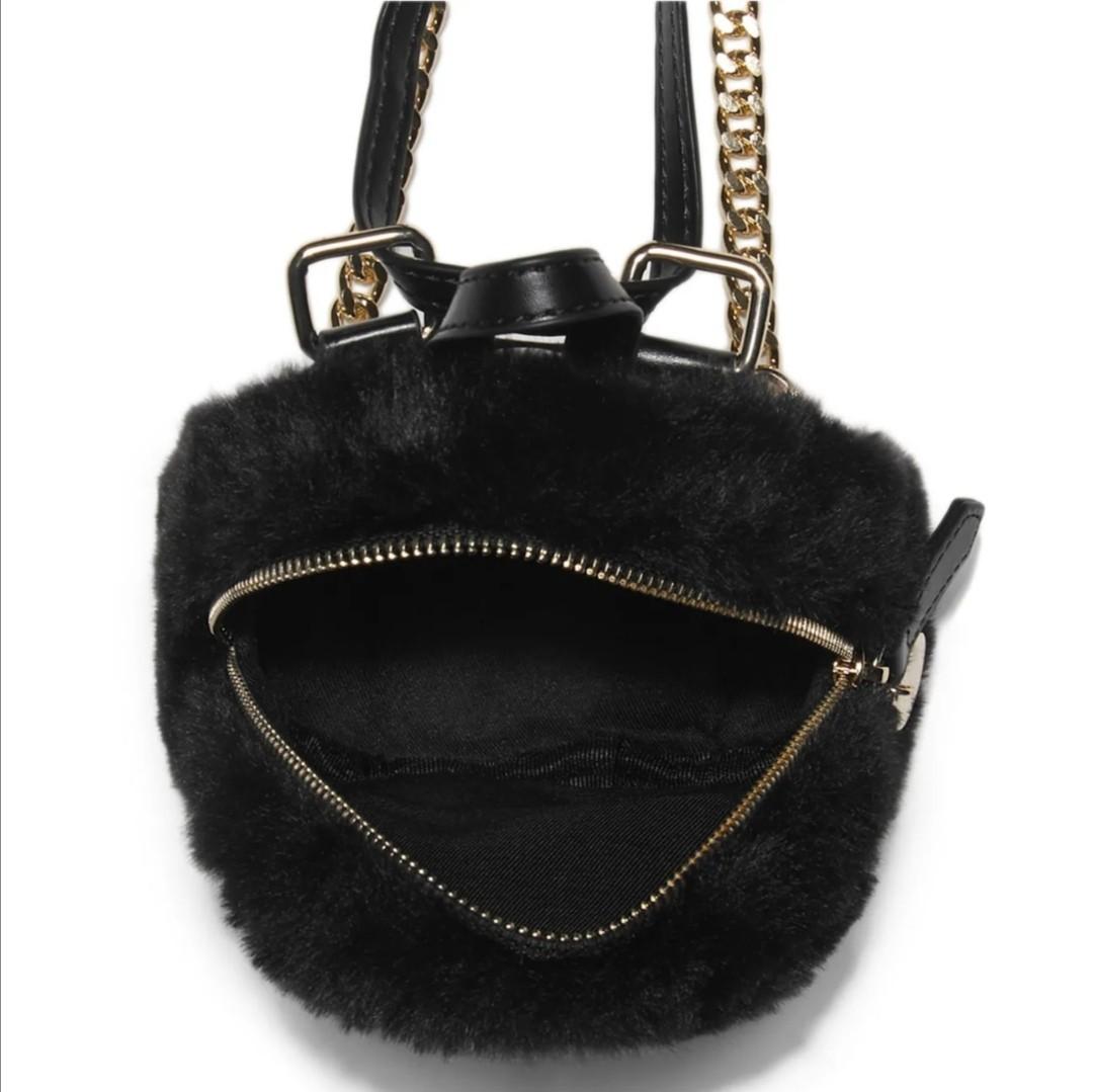 Guess Evan Faux-Fur Mini Backpack, Women