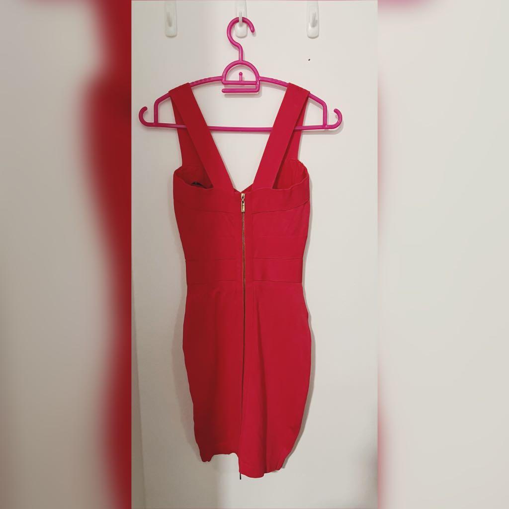 Guess hot pink dress online
