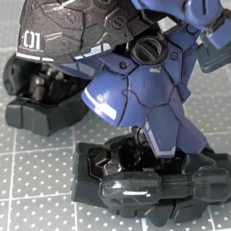 Gundam Artifact Phase 2 008 Dom Tropen painted weathered w/ decal