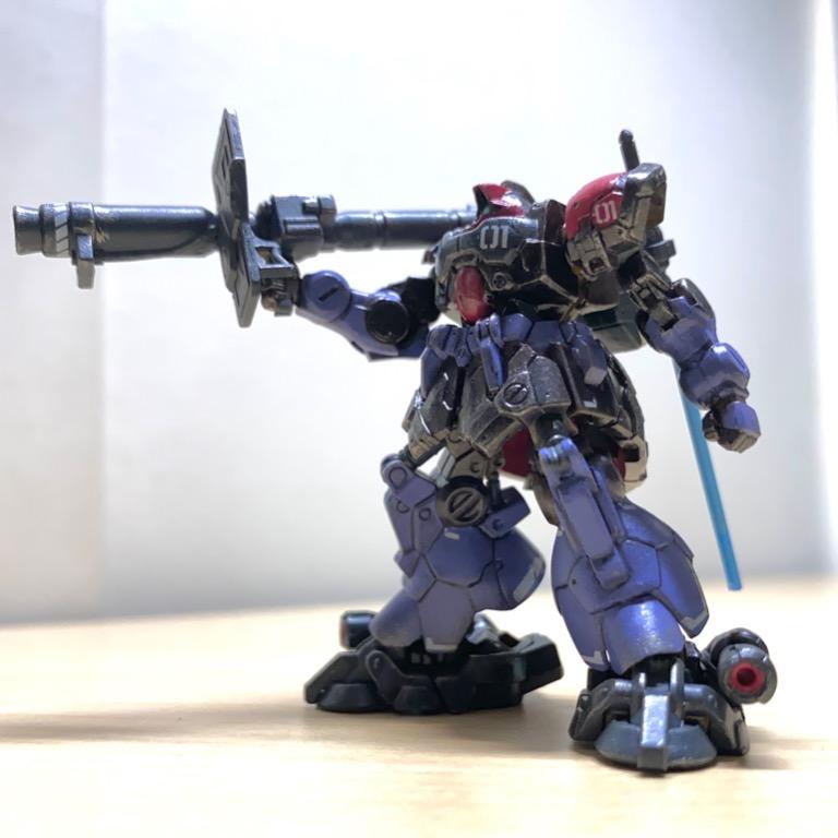 Gundam Artifact Phase 2 008 Dom Tropen painted weathered w/ decal