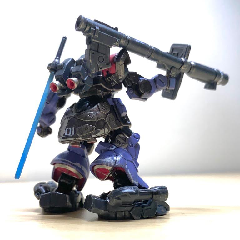 Gundam Artifact Phase 2 008 Dom Tropen painted weathered w/ decal