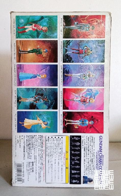 Gundam Chara 20th Anniversary Colle Box Figure Set (Category: Gundam & Model Kits) located in Pasig City. Submitted by wewyllenium (Listing ID 1147096936, Image 2). Description: Bandai character collection set. Assembly kits are rendered in transparent plastic. Unused, unopened, undamaged item. Contains 10 figures. Assembly and painting required. .