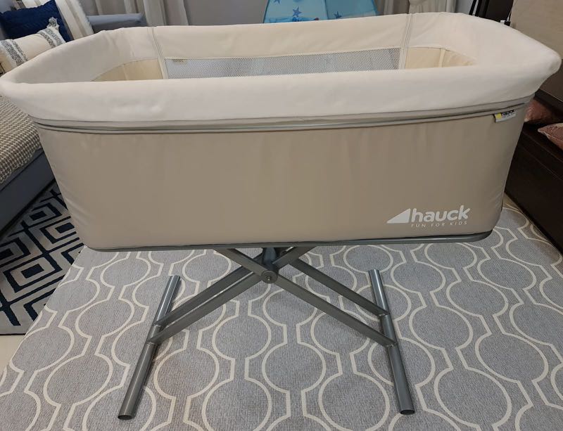 Hauck Bedside Cot with Anti Reflux Position and Height, Babies & Kids