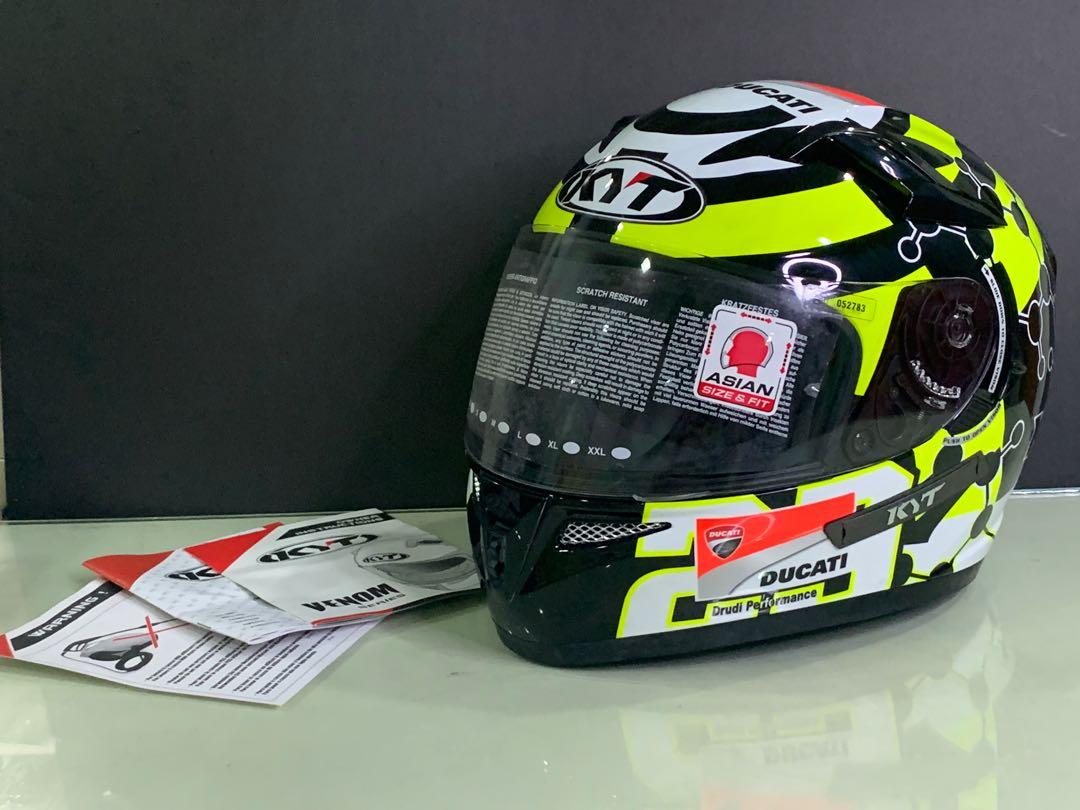 Helmet KYT Iannone Full Face Ducati Edition Motorbikes on Carousell