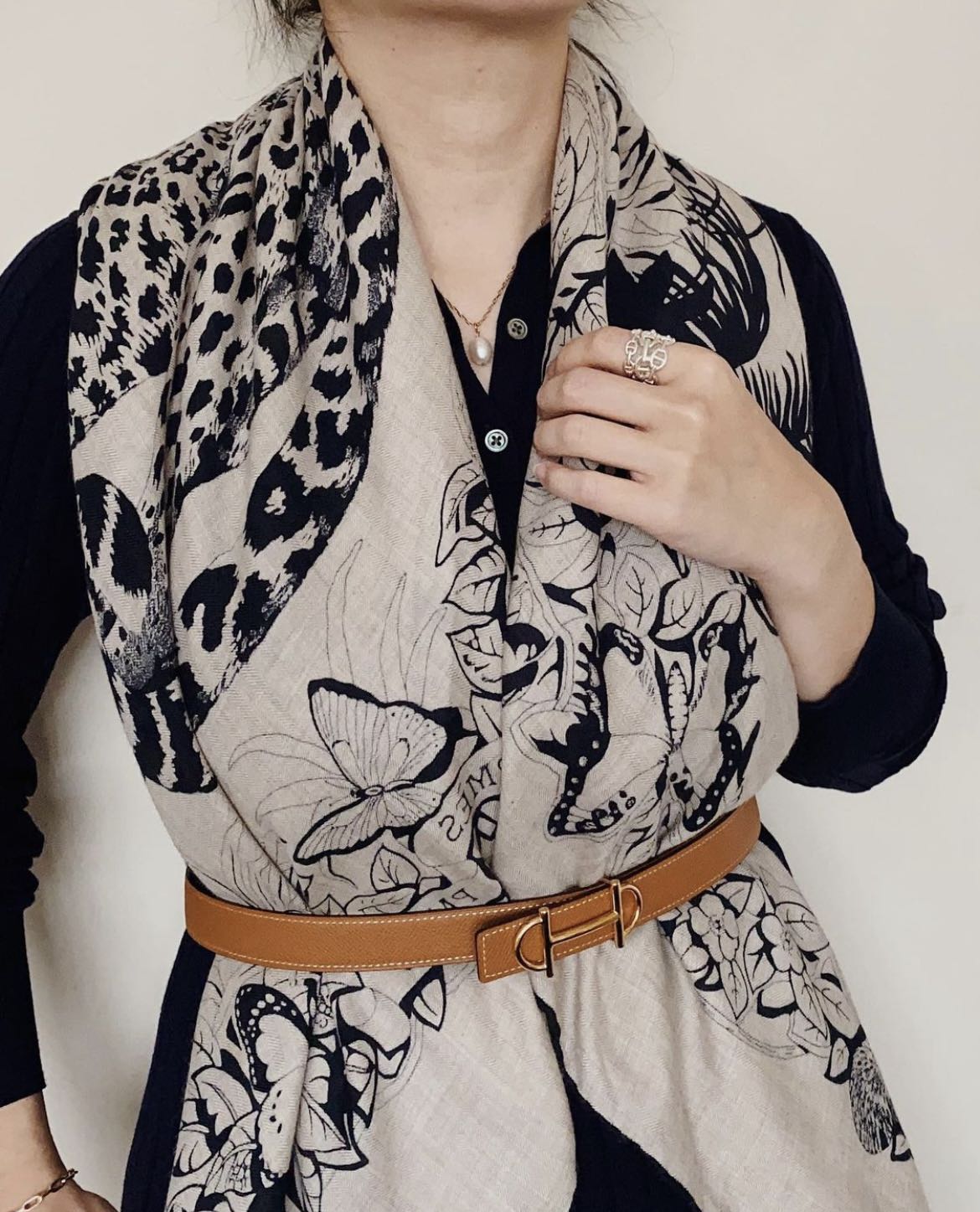 Hermes Jungle Love Tattoo Shawl RARE Collector s Item Kept