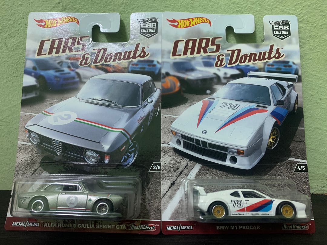 Hot Wheels Cars & Donuts, Hobbies & Toys, Toys & Games on Carousell