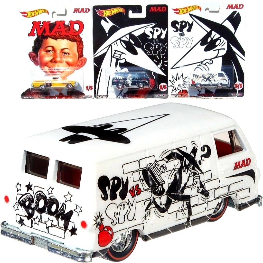 ホットウィール　66 DODGE A100 SPY Amazon.co.jp: Hot WHEELS Pop Culture Black Spy VS White Spy, White