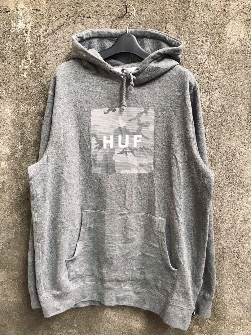 HUF Camo Long Slevee PullOver Hoodie