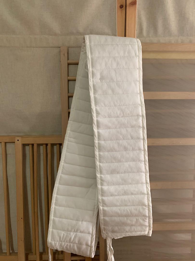 Ikea Baby Cot + Bumper Pad + Skirting, Babies & Kids, Baby Nursery