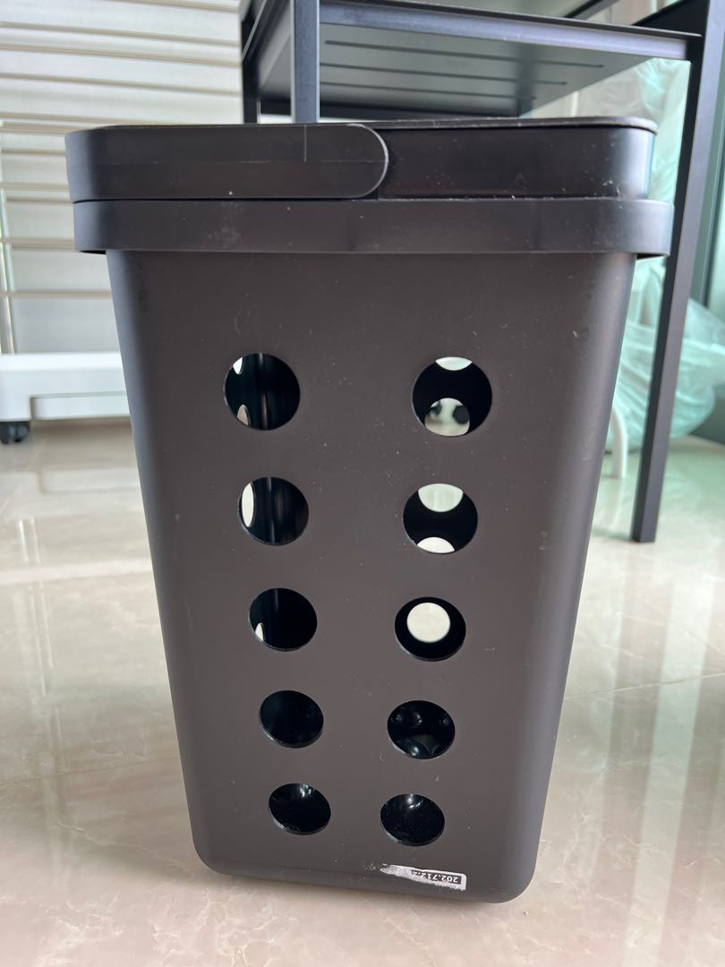 Ikea Storage Bin With Lid, Furniture & Home Living, Home Improvement