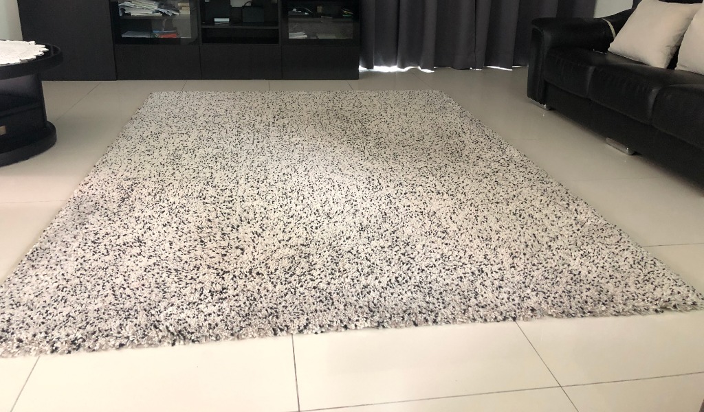 ikea VINDUM Rug, high pile, white200x270 cm, Home & Furniture, Home