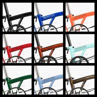 [IN STOCK] [Prices Reduced Again!] Brompton P Line C Line M6L H6L S6L M2L H2L S2L M6R H6R S6R M3L H3L S3L M3R H3R S3R BNIB Storm Grey Midnight Black Edition Piccadilly Blue Flame Lacquer Black Cloud Blue Racing Green House Red Signal Orange Turkish Green