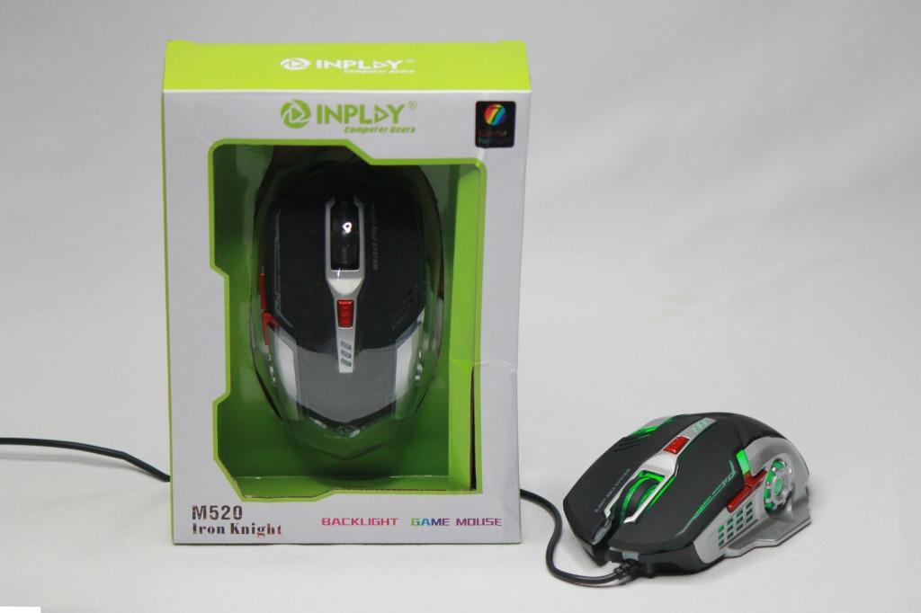 INPLAY M-520 IRON KNIGHT USB GAMING MOUSE WITH BACKLIGHT (Category: Computer Keyboard) located in Quezon City. Submitted by besteinpc (Listing ID 1045852883, Image 3). Description: INPLAY M-520 IRON KNIGHT USB GAMING MOUSE WITH BACKLIGHT 👉Level game chip. 👉Suitable for CS, CF, LOL and world of warcraft and other games. Both games or office as sharp as easily as confidence. 👉Four DPI regulation design 👉To support the resolution 800/1200/1600/2