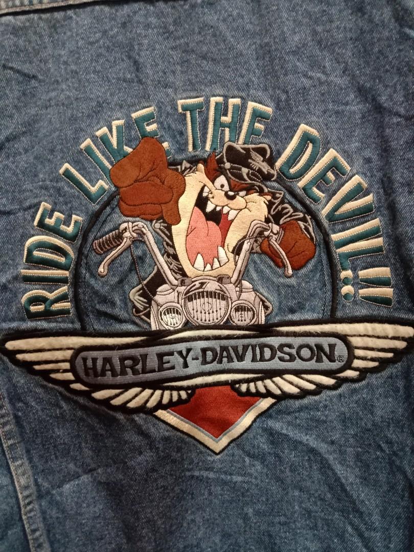 Jaket jeans harley best sale davidson