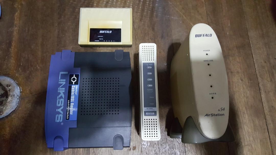 Junk Routers Junk router and switch Network devices, Computers & Tech, Parts ...