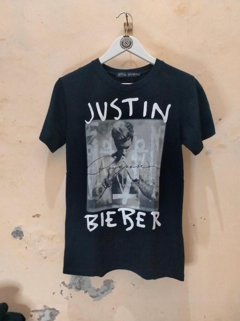 Justin Bieber Jersey, Fesyen Pria, Pakaian , Atasan di Carousell
