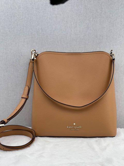 Kate Spade Darcy Large Bucket in Classi Saddle, Luxury, Bags & Wallets on  Carousell