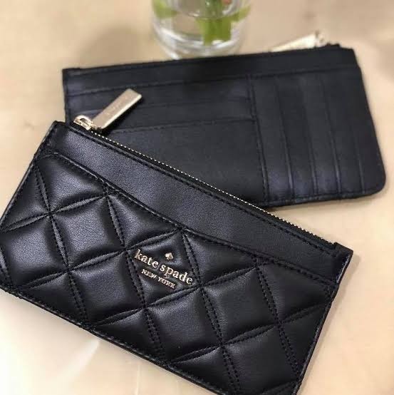 Kate Spade Natalia Large Slim Card Holder, Women's Fashion, Bags & Wallets,  Wallets & Card holders on Carousell