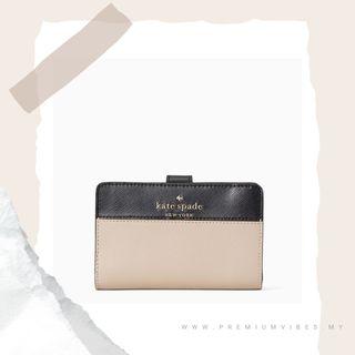 Kate Spade Staci Colorblock Medium Compact Wallet