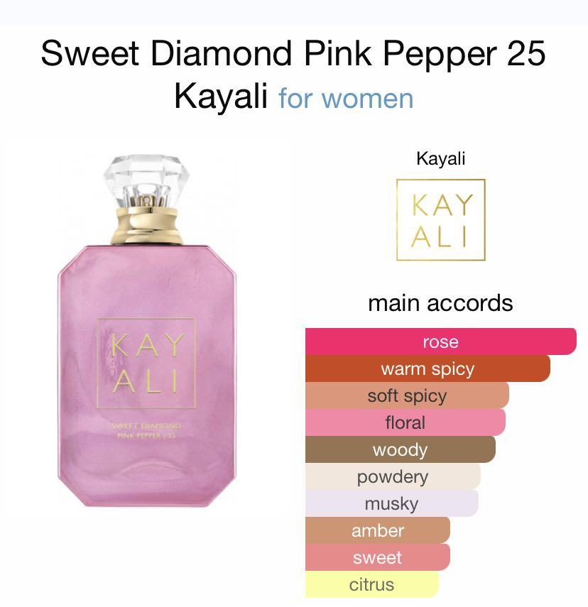 Kayali Sweet Diamond Pink Pepper, 25 & Utopia Vanilla Coco