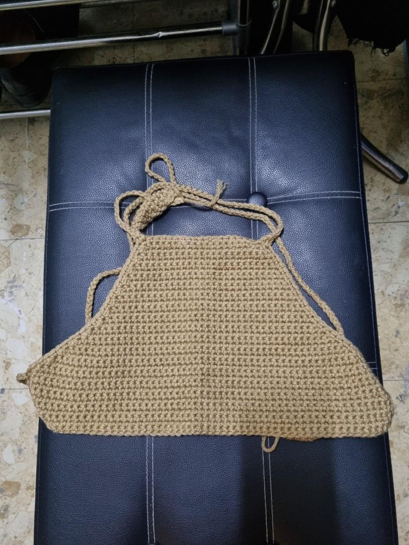 Khaki crochet top (Category: Bikinis & Swimsuits) located in Quezon City. Submitted by rubykindipan (Listing ID 1147126164, Image 1). Description: .