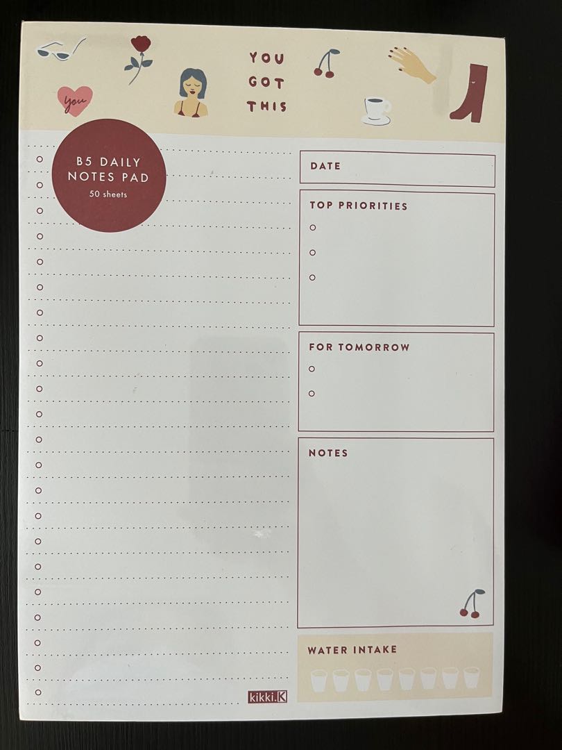 Kikki-k Notepad Set, Hobbies &amp; Toys, Stationery &amp; Craft, Stationery ...