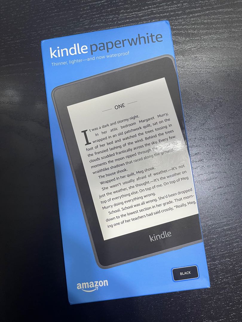 Kindle Paperwhite (Black) 10th Gen 8GB, Mobile Phones & Gadgets, E