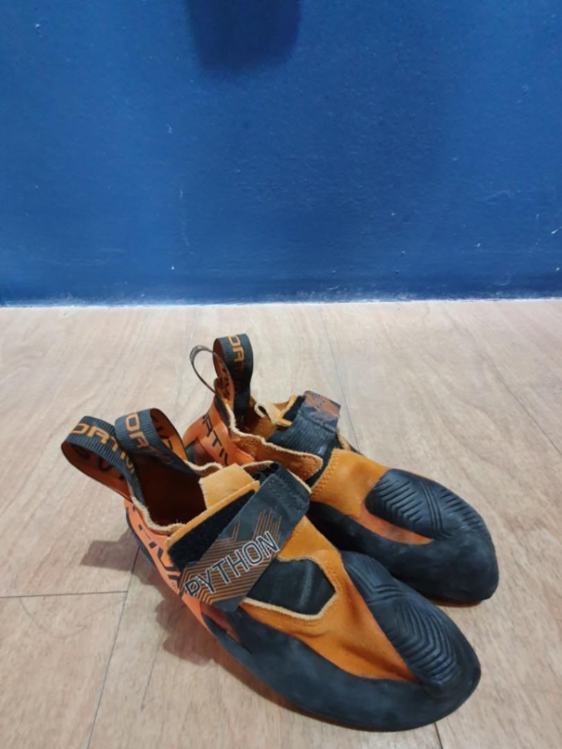 Python climbing shoes top