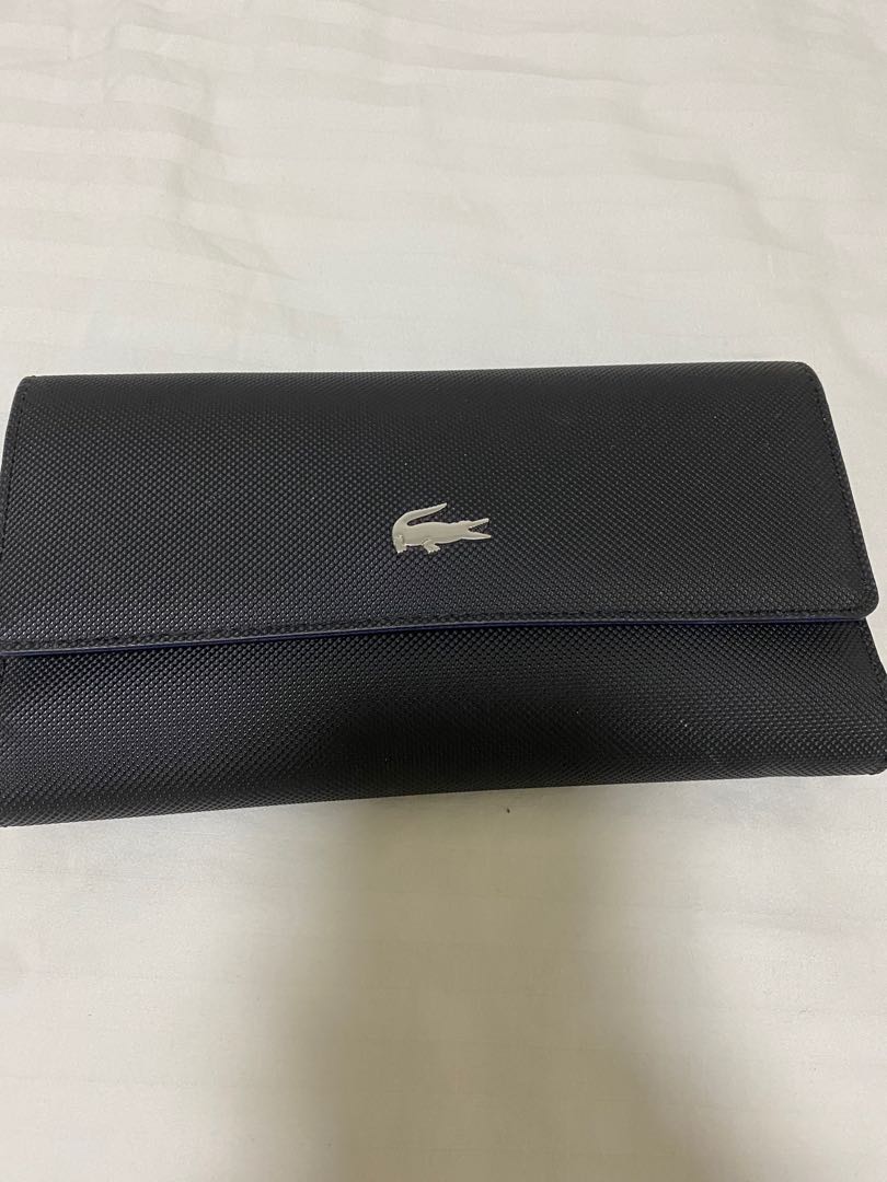 lacoste pouch wallet